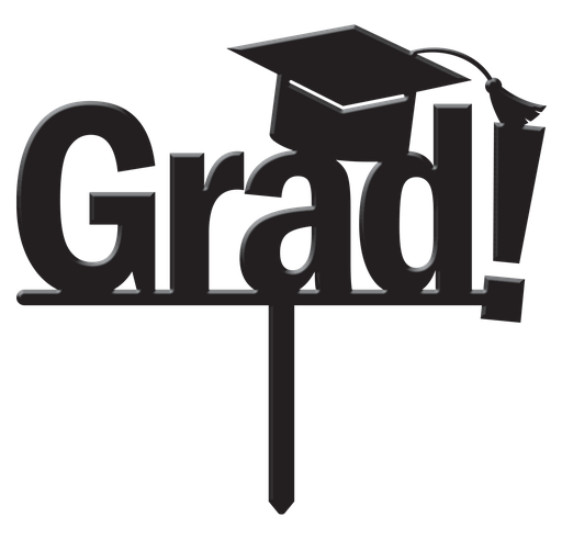 [10.8891/14] Cake Topper Grad