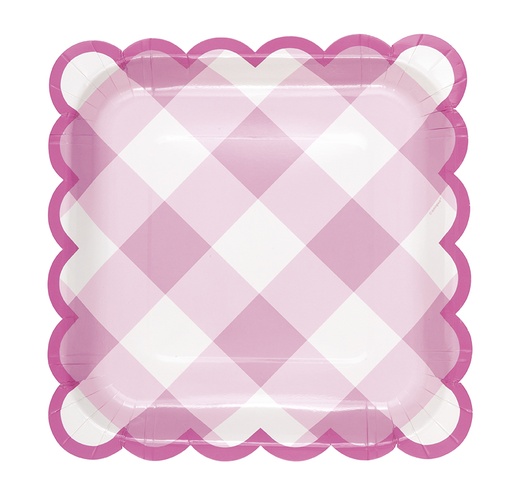 [P1.25535] Plato 9 Pastel Gingham C/8