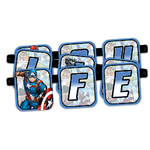 [P10.6017/837] Letrero Movil Lic Avengers Assemble