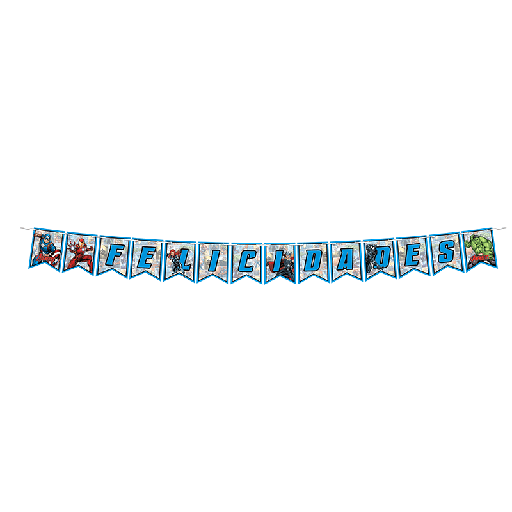 [P10.6186/837] Banderin Lic Avengers Assemble