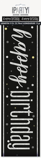 [P1.82257] Glitz Black Prism Banner 9ft