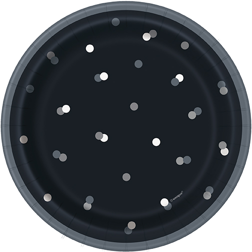 [P1.83584] Glitz Black Plato 7" HBD