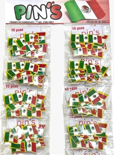 [230.AMH2] Pin Bandera holograma Ch C/10