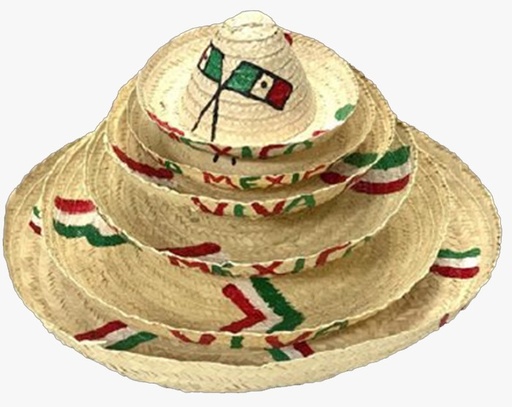 [230.SLL43-1] Sombrero Zapata Pintado # 1 (29x14x18)