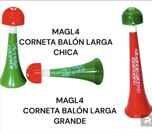 [230.MGL4-Gde] Corneta de Balón Larga Grande