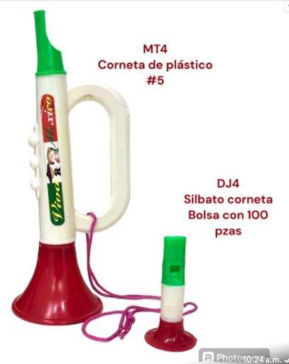 [230.DJ4-Mini] Silbato Corneta Mini