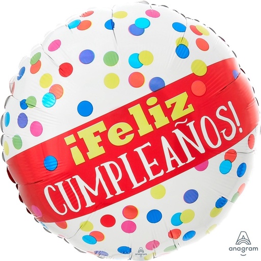 [CNV.18.41124/02] 62 Feliz Cumpleaños Primary Dots