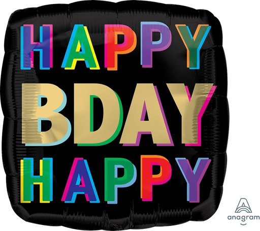 [CNV.18.41741/02] 63 Happy Birthday Offset Letters